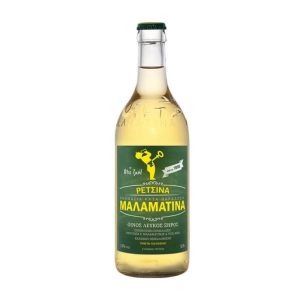 Retsina White Wine 500ml Malamatina-0