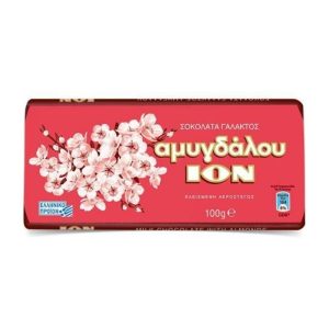 ION Amigdalou - MiIk Chocolate with almonds 100gr-0