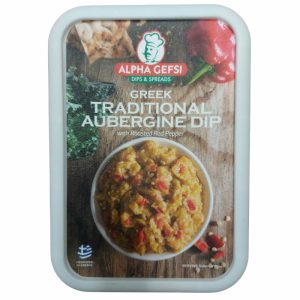 Aubergine Dip 200gr Alpha Taste - front - agora greek delicacies