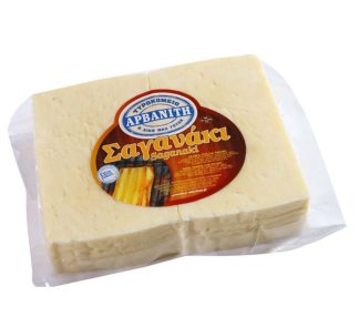 Saganaki Cheese for grilling 600gr Arvanitis - agora greek delicacies