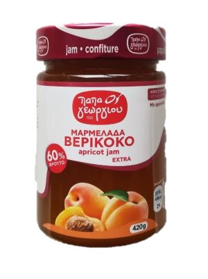 Apricot jam 420gr Papageorgiou-0