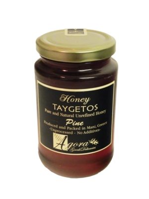 Pine Honey with Honeycomb 460gr Taygetos-0