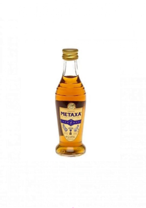 Metaxa 7* Star Brandy Miniature 50ml-0