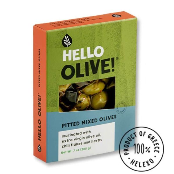 Mix pitted olives 200gr - Helexo