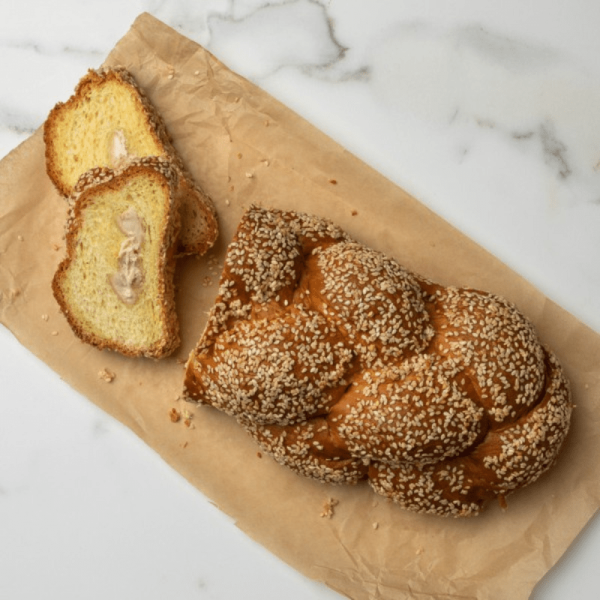 Brioche Bread-Tsoureki filled with tahini 500gr - 2nd _ Agora Greek Delicacies