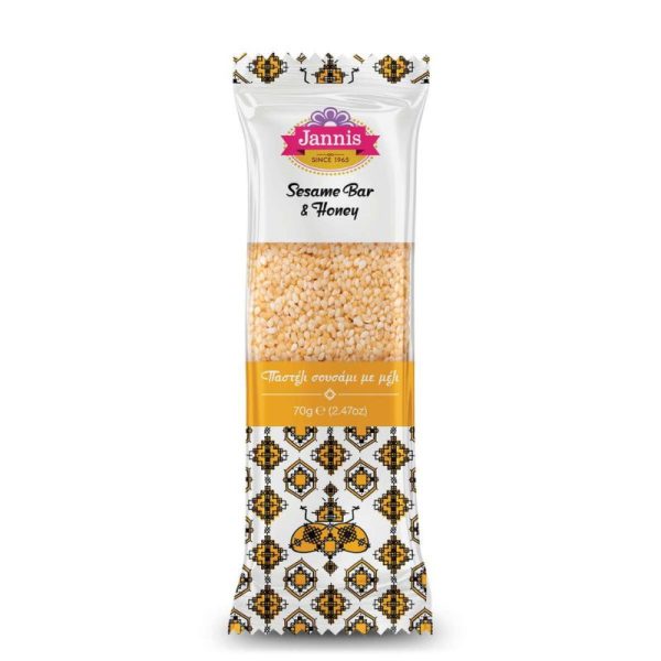 Pasteli - Sesame Honey Bar 70g _ Jannis