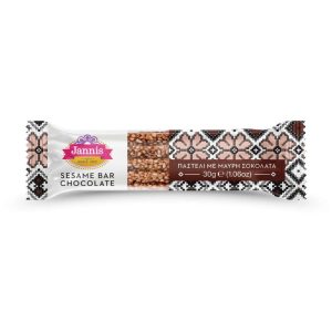 Pasteli – Sesame Bar with Dark Chocolate 30g _ Jannis