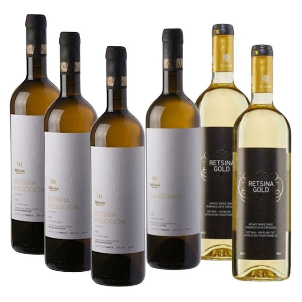 Retsina Tasting Bundle agora greek delicacies