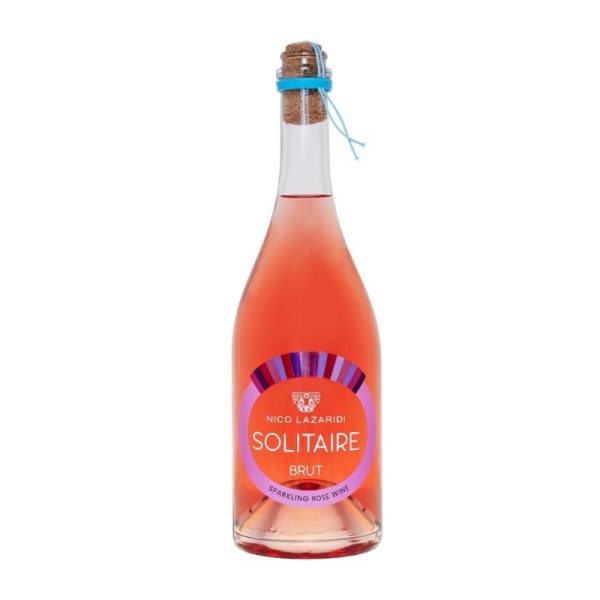 Solitaire Sparkling Rosé wine Brut 750ml Nico Lazaridi - agora-greek-delicacies