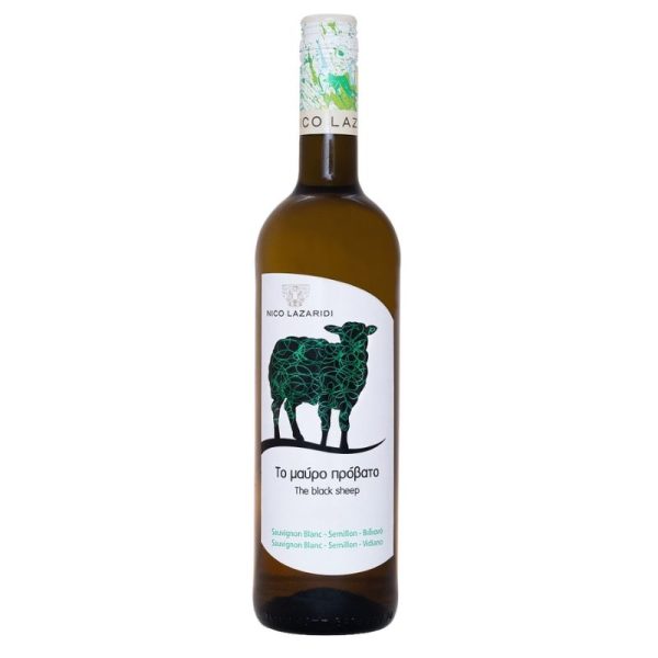 The Black Sheep White wine 750ml Nico Lazaridi - agora-greek-delicacies