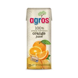 Agros Natural Orange Juice 250ml - agora-greek-delicacies