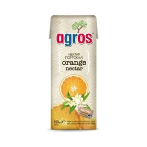 Agros Orange Nectar Fruit Juice 250ml - agora greek delicacies