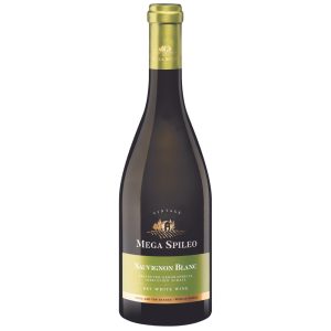 Sauvignon Blanc PGI Dry White Wine 750ml Mega Spileo - agora greek delicacies