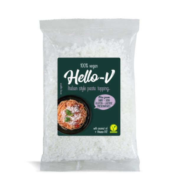 Vegan Grated Cheese Hello-V 200gr Kolios - agoragreekdelicacies