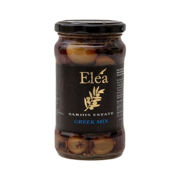 Kalamata & Green Pitted Olives Greek Mix 170gr Sardis Estate - Elea - agora greek delicacies - 1