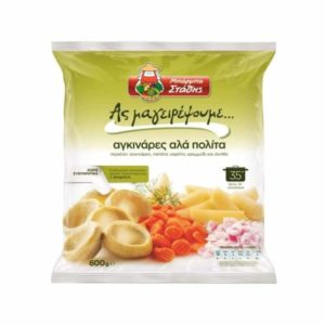 Ready-to-cook Frozen Artichokes ala Polita 600gr Barba Stathis - agora greek delicacies